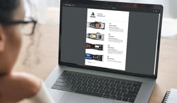 Woman reading product manual