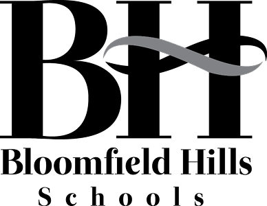 BloomfieldHillsSchoolsLogoBW 1-2