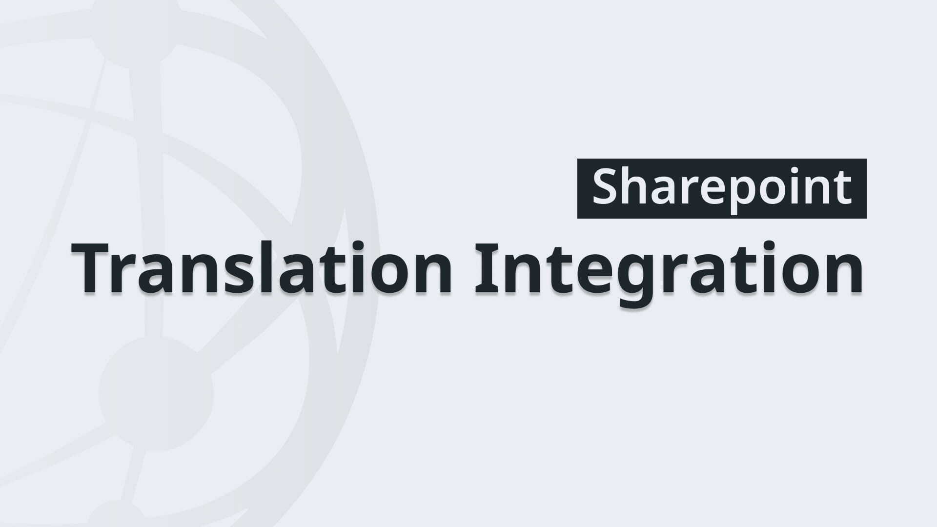 Translation Integration – Sharepoint Thumbnail