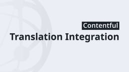 Contentful Translation Integration