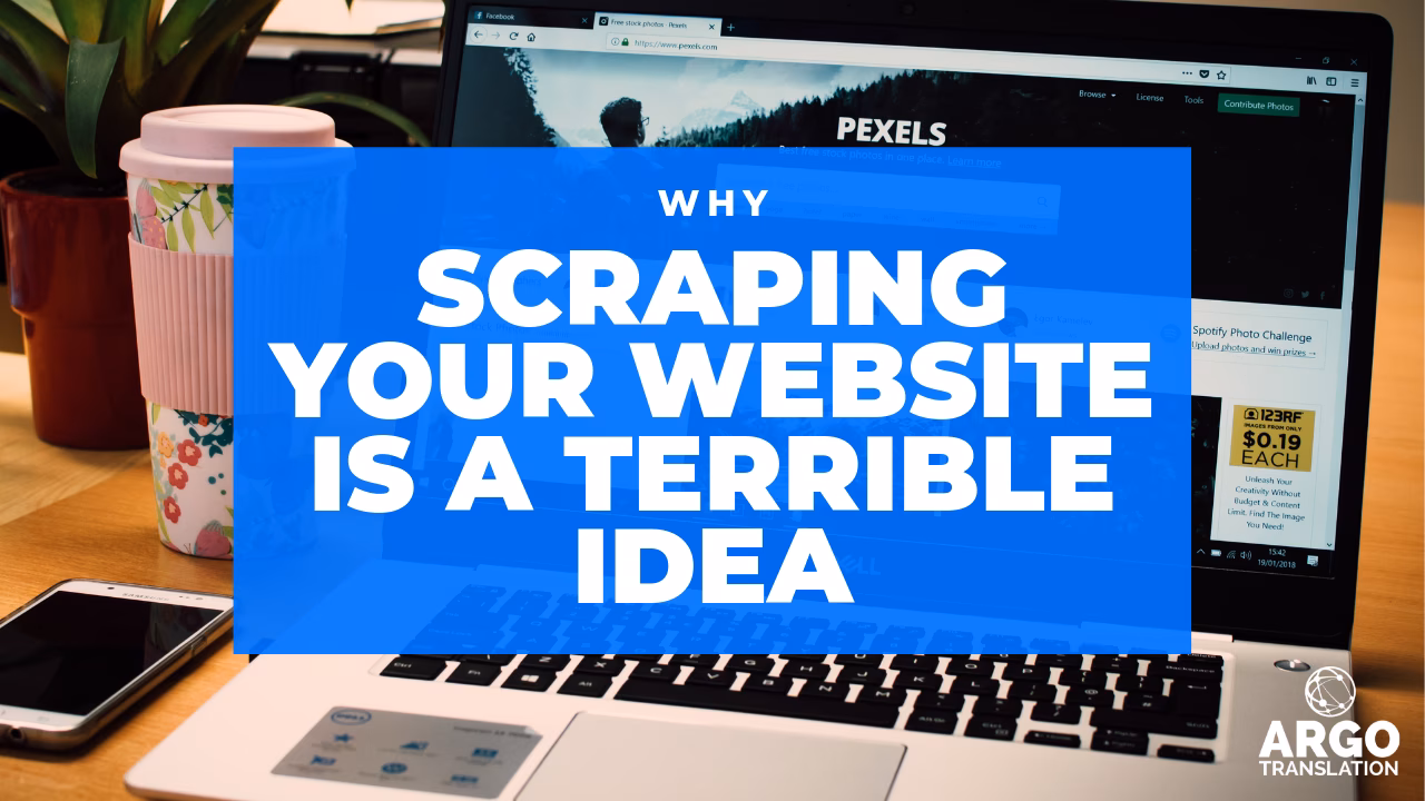 Why Scraping Your Website is a Terrible Idea
