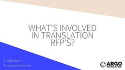 What’s Involved in Translation RFPs? video thumbnail