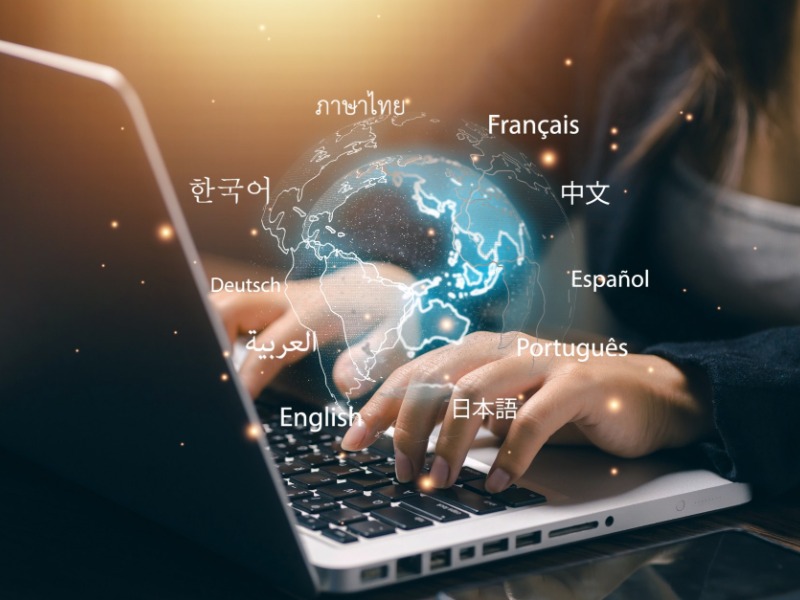 translating a website into multiple languages