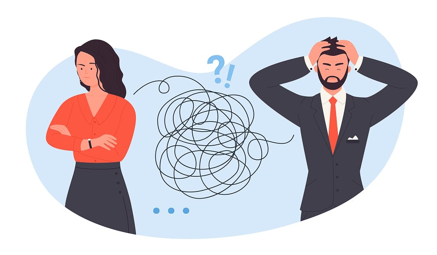 Communication barrier between colleagues 
