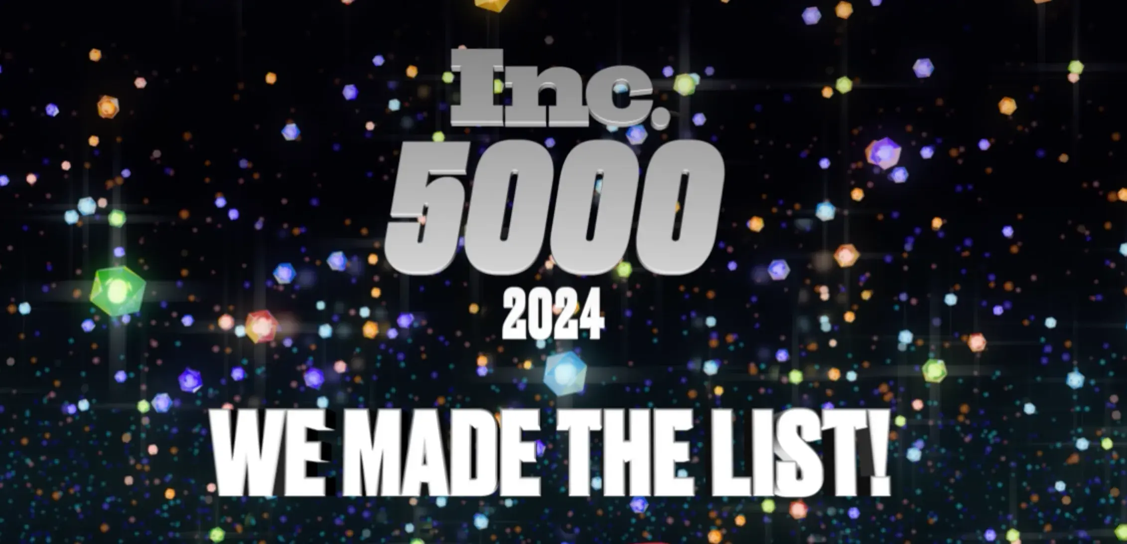 Inc. 5000 2024 We Made the List graphic